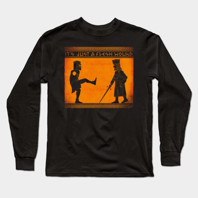 legend of the black knight Long Sleeve T-Shirt by MKZ